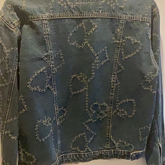 STITCHED DENIM JACKET - Picture 8 of 10